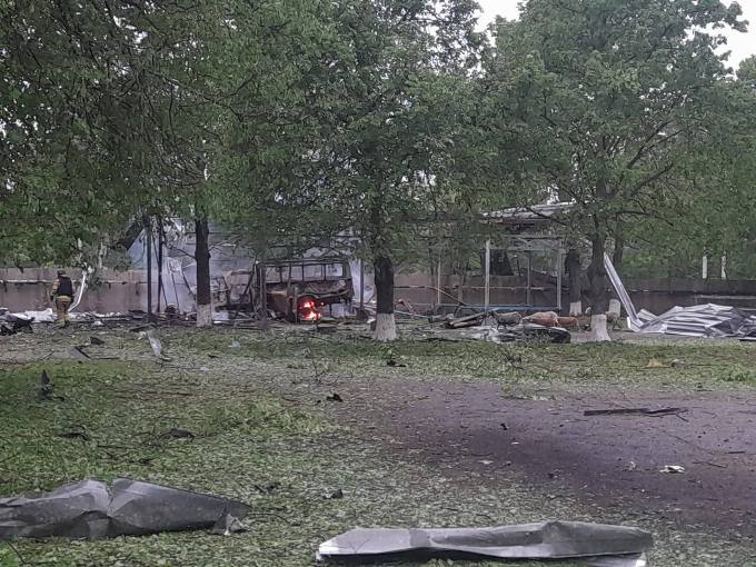 Наслідки удару "Шахедами" по Харкову 6 травня